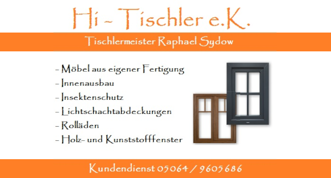 Tischlermeister Raphael Sydow